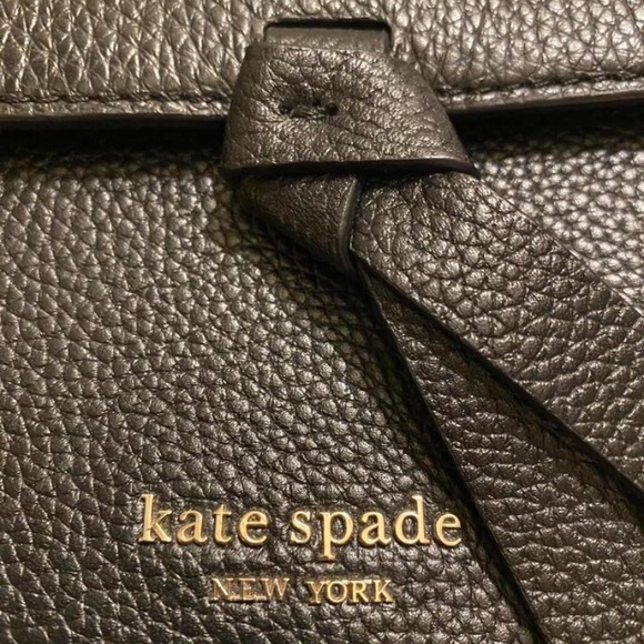 Kate Spade Black Pebbled Leather Crossbody Bag - Picture 3 of 4